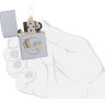 Зажигалка Zippo Classic 29412, серебристый матовый