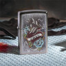 Зажигалка Zippo Vintage Tattoo 29874 с бензином